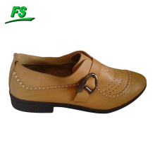 men genuine leather casual dress shoes